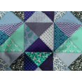 thumbnail image 5 of oneOone Cotton Poplin Light Blue Fabric Quilt Patchwork Craft Projects Decor Fabric Printed By The Yard 56 Inch Wide, 5 of 5