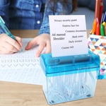 Cameland Hand Shredder Portable Paper Shredder A6 Manual Shredder Documents Paper Documents Cutting Tool Shredders