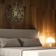 thumbnail image 3 of Decorative Large Metal Wall Clock for Living Room - Modern Farmhouse Wall Décor, 3 of 6