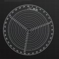 thumbnail image 2 of Coofit Center Finder Clear Round Woodworking Compass for Drawing Circles Lathe Work, 2 of 10