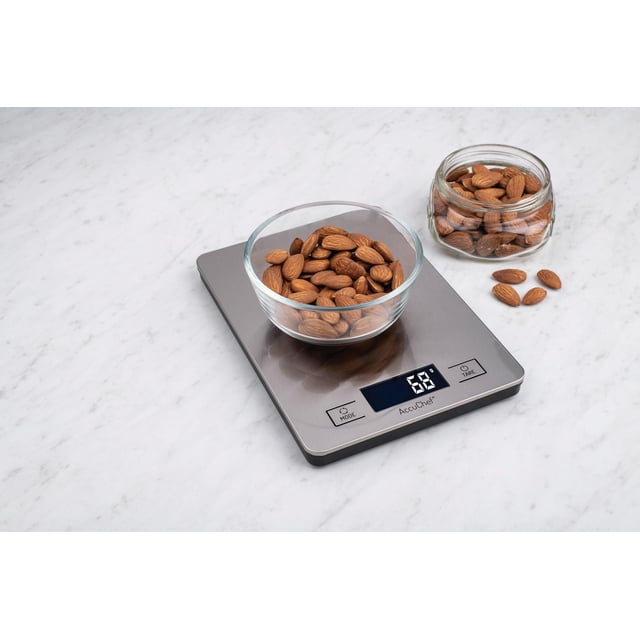 AccChef Digital Kitchen Scale with Stainless Steel platform
