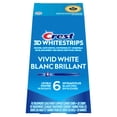 thumbnail image 3 of Crest 3D Whitestrips Vivid White At-home Teeth Whitening Kit, 10 Treatments, 6 Levels Whiter, 3 of 18