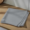 thumbnail image 1 of Drap Plat Simple en Percale 100 % Coton Frais et Net Pleine Grandeur Gris Pâle par Color Sense, 1 of 13
