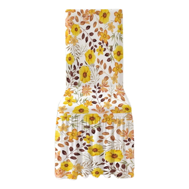 Dining Chair Covers Full Elastic Printed Polyester Stretch Cover for Home Hotel Dining Seat Pads