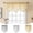 3Pcs small window curtains Under $5 a1, variant on CQCYD Triangular Curtains, Solid Color Short Curtains Polyester Fabric, Gray White Yellow Valance Window Treatment for Kitchen Bedroom, Tier Swag Curtains for Rod, Home Decor