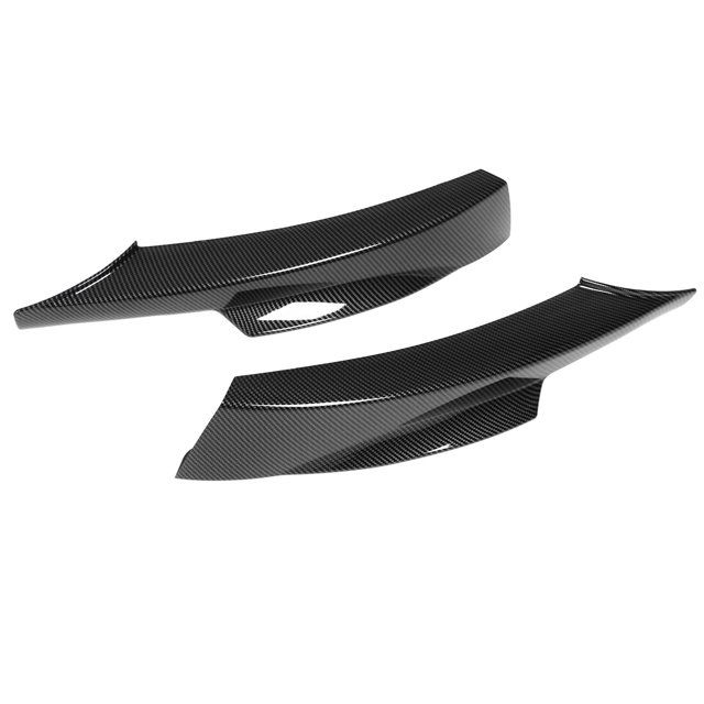 Front Bumper Lips Bumper Corner Spoiler Splitters Lower Bumper Protector for E90 M Sport Sedan 2009-2012