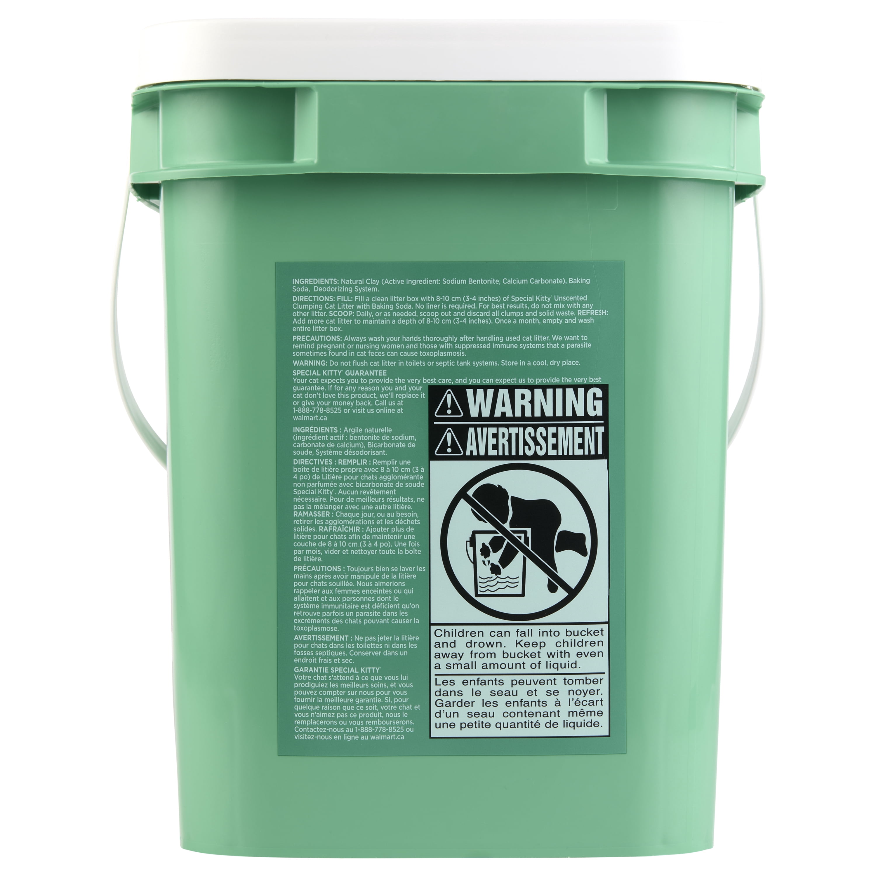 Special Kitty Litière pour Chats Agglomérante Non Parfumée 14kg
