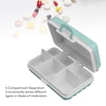 thumbnail image 3 of Pill Organizer Box, 6 Compartments Waterproof Pill Box, Tight Sealing Plastic Medicine Container For Pocket, Portable And Multifunctional Pill Case Holder For Daily Use Travel, 3 of 8