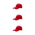 thumbnail image 4 of relayinert Lightweight And Breathable Sun Cap Sporty Style For Outdoor Enthusiasts Adjustable Strap Polyester Outdoors Sun Cap red 3Set, 4 of 6