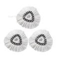 thumbnail image 1 of White Mop Head Cloth Replacement Microfiber Mop Refills Spin Mop Cloth Replacement Head for Vileda O-cedar Replacement Mop Heads, 1 of 5