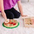 thumbnail image 2 of Melissa & Doug Wooden Pizza Party Play Food Set With 36 Toppings, 2 of 6
