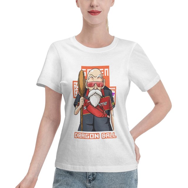 Women's Basic Short Sleeve T-Shirt Dragon Ball Turtle Fairy