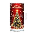 thumbnail image 3 of Qiulaii Rideau de Porte Festif de Noël 3 Pcs avec Design Père Noël pour Décoration de Maison de Vacances, Tissu Polyester Durable, Facile à Installer pour Décoration de Fête Intérieure et Murale 35*71 Po, 3 of 6