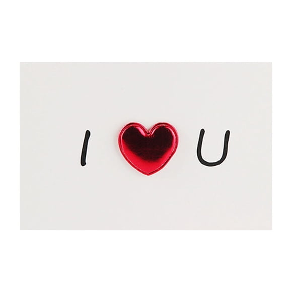 Chmadoxn Office & Stationery DIY Leather Love Three-dimensional Greeting Card I Love Your Heart Border Valentine Day Greeting Card Qixi Card Paper heart shaped card