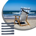 thumbnail image 1 of Pack of 5 Stretchy Locking Beach Chair Towel Straps – Elastic, Non-Slip Clips for Securing Towels, Books, and Cushions, Perfect for Pool and Lounge Use, 1 of 8