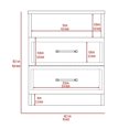 thumbnail image 2 of Tuhome Napoles 2 Drawer Night Stand Espresso, 2 of 11