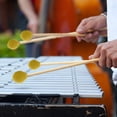 thumbnail image 3 of Mallets Steel Pan Drum Stick Woolen Acrylic Blended Yarn Wood Handle for Percussion Instruments, 3 of 4