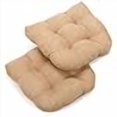thumbnail image 3 of Coussin de Chaise de Salle à Manger Capitonné en Microsuède en Forme de U de 19 Po (Ensemble de 2), 3 of 3