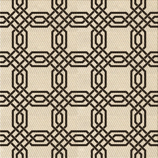 Ahgly Company Tapis d'Intérieur Lavable en Machine Carré Transitionnel Vanille Or, 6 Pieds Carré
