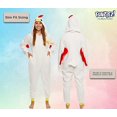 thumbnail image 3 of Silver Lilly Pyjama Animal - Costume de Poulet Adulte - Cosplay de Coq (Grand) Beige, 3 of 6