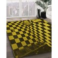 thumbnail image 3 of Ahgly Company Machine Washable Indoor Square Transitional Black Brown Area Rugs, 4' Square, 3 of 7
