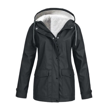 Tachiuwa Veste de Ski Imperméable pour Femmes Manteau d'Hiver Chaud avec Capuche Imperméable - Gris Foncé Gris Foncé TTG