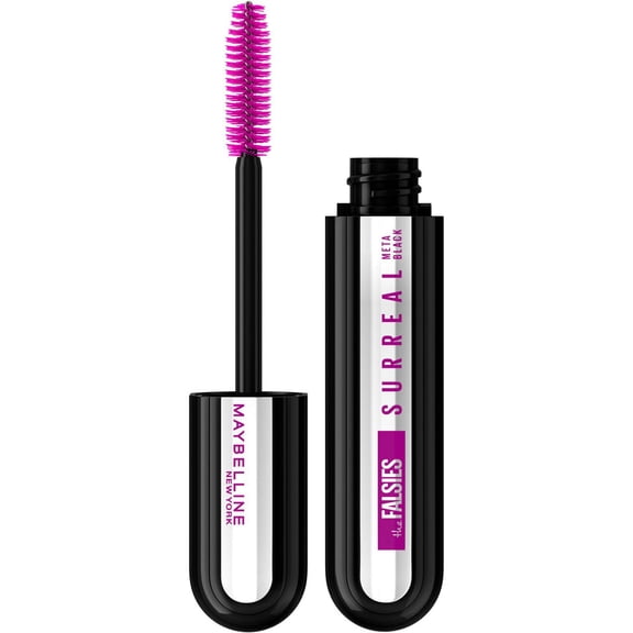 Maybelline New York Falsies Surreal Mascara Lavable, +36 % de Longueur, Formule Végane, Meta Black, <br>Maybelline New York Falsies Surreal Mascara Lavable, +36 % de Longueur, Formule Végane, Meta Black