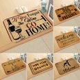 thumbnail image 1 of Cheers Bienvenue Doux Foyer Lettre Antidérapant Absorption d'Eau Tapis de Porte Tapis Décor de Sol, 1 of 1
