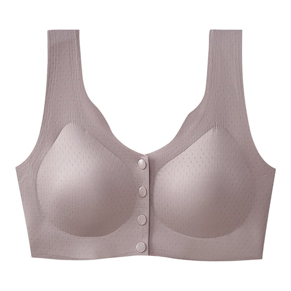 Lace Bralettes for Women Convertible Bra Feature V-Neck Nursing Bra Style W-1193 Purple XL