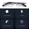 thumbnail image 3 of Smart Glasses, AI Translator Glasses with Mic Speaker, Real Time Video Translation Polarized Glasses, 100+ Languages Intelligent  Glasses, Support Music Calling, 3 of 7