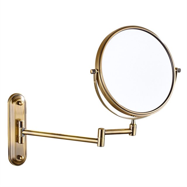Vanity Mirror With Lights Vanity Mirrors Makeup Mirror Wall Mount Metal Round 6/8 Inch Double-sided Makeup Mirror ,Widely Use