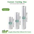 thumbnail image 2 of AMERTEER 3 Rolls of 3m Vacuum Sealing Bags (Different Sizes Combined) Reusable  Free of BPA  Food Protection Sealing Bags  Food Freshness Bags  Commercial Grade Food Vacuum Bags  Food Vac, 2 of 6