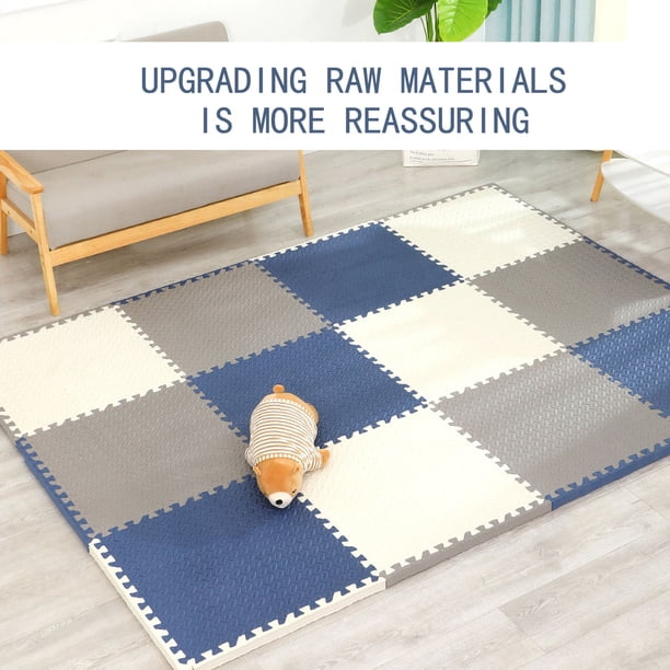 Matoen12 Tapis de Sol Épais en Mousse de Coton à Casse-Tête et Peluche, Tapis de Sol Pliables pour Chambre, Chambre d'Enfant, Salon, Tapis de Sol Uni pour la Déco de la Maison Matoen12 Tapis de Sol Épais en Mousse de Coton à Casse-Tête et Peluche, Tapis de Sol Pliables pour Chambre, Chambre d'Enfant, Salon, Tapis de Sol Uni pour la Déco de la Maison