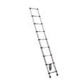 thumbnail image 1 of KFFKFF Telescoping Ladder, 8.5ft Stainless Steel Lightweight Extension Ladder, Multi-Button Retraction Collapsible Ladders, 330LBS Capacity & Non-Slip Feet, 1 of 9