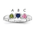 thumbnail image 1 of Sterling Silver Rhodium-plated Family Jewelry Mounting Size 10, 1 of 1