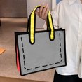 thumbnail image 4 of Birdeem Large Tote Bag, Small Tote Bag, Anime Style Tote Bag Handbag Large Capacity Bag, Travel Tote Bags, Tote Bag with Pockets, Leather Tote Bag, Travel Tote Bag, 4 of 6