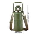 thumbnail image 2 of Cups with Lids 316 Stainless Steel Insulation Cup Large Capacity Double Cup Cover Insulation Cup Portable Hand-Held Cup with Insulation Strawcups with Lids and Straws, 2 of 6