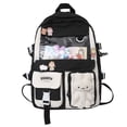thumbnail image 1 of School Bag for Girls Primary School Student Backpack High School Student Large Capacity Backpack School Bag Two Pieces Backpack, 1 of 8