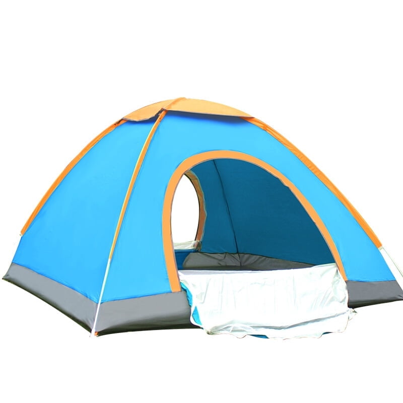 Hand Throw Two Seconds Quick Open Automatic Tent Double Person Single Door Throw Tent 1-3 Person Outdoor Camping Throw Open Automatic Tent