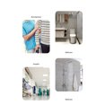 thumbnail image 4 of Poignée d'Équilibre de Bain, Design Ergonomique en Acier Inoxydable Barre de Préhension d'Angle Rond Installation Facile Large Application pour Toilettes Argent, 4 of 7