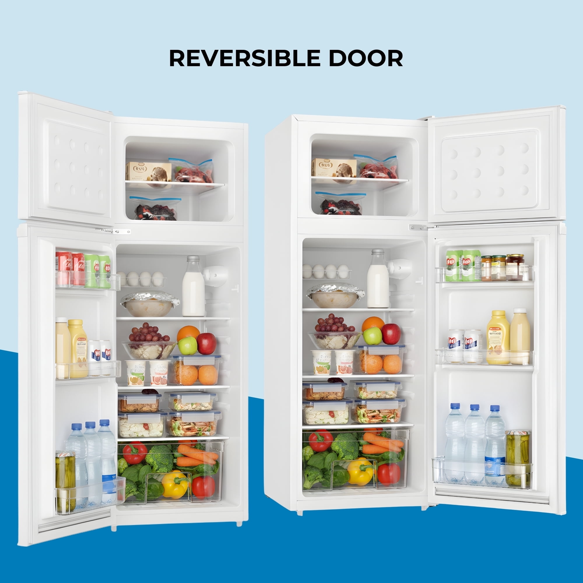 Réfrigérateur Kenmore 7,5 pi³ avec congélateur supérieur, deux portes, homologué Energy Star, blanc