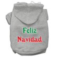 thumbnail image 1 of Feliz Navidad Sérigraphie Hoodies Gris S (10), 1 of 1