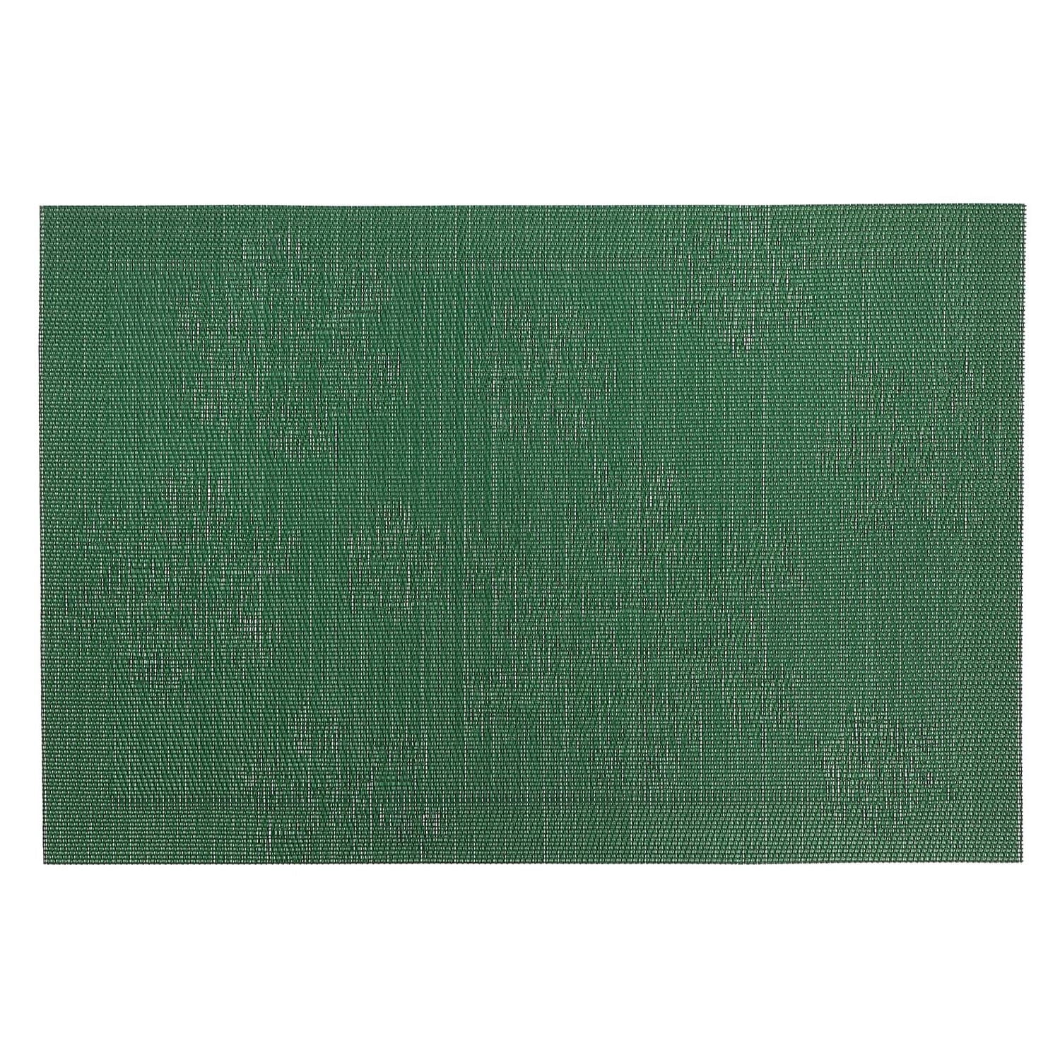 Vinyl Placemat (Snowflakes) (Green) - Set of 12