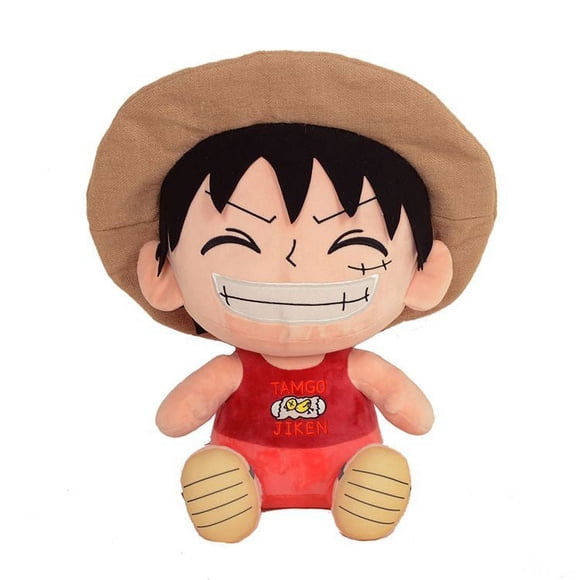 One Piece Tony Tony Luffy Plush Toy - Fluffy Toys Super Soft Doll Stuffed Japanese Anime - Animals Cartoon Toy Great Christmas & Birthday Gifts, 11.8inches