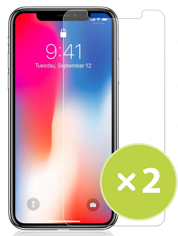 Tempered Glass for iPhone 11, 2x Nakedcellphone 9H Hard Clear Screen Protector Guard [Scratch/Crack Saver] for Apple iPhone 11 (2019, 6.1" Model)
