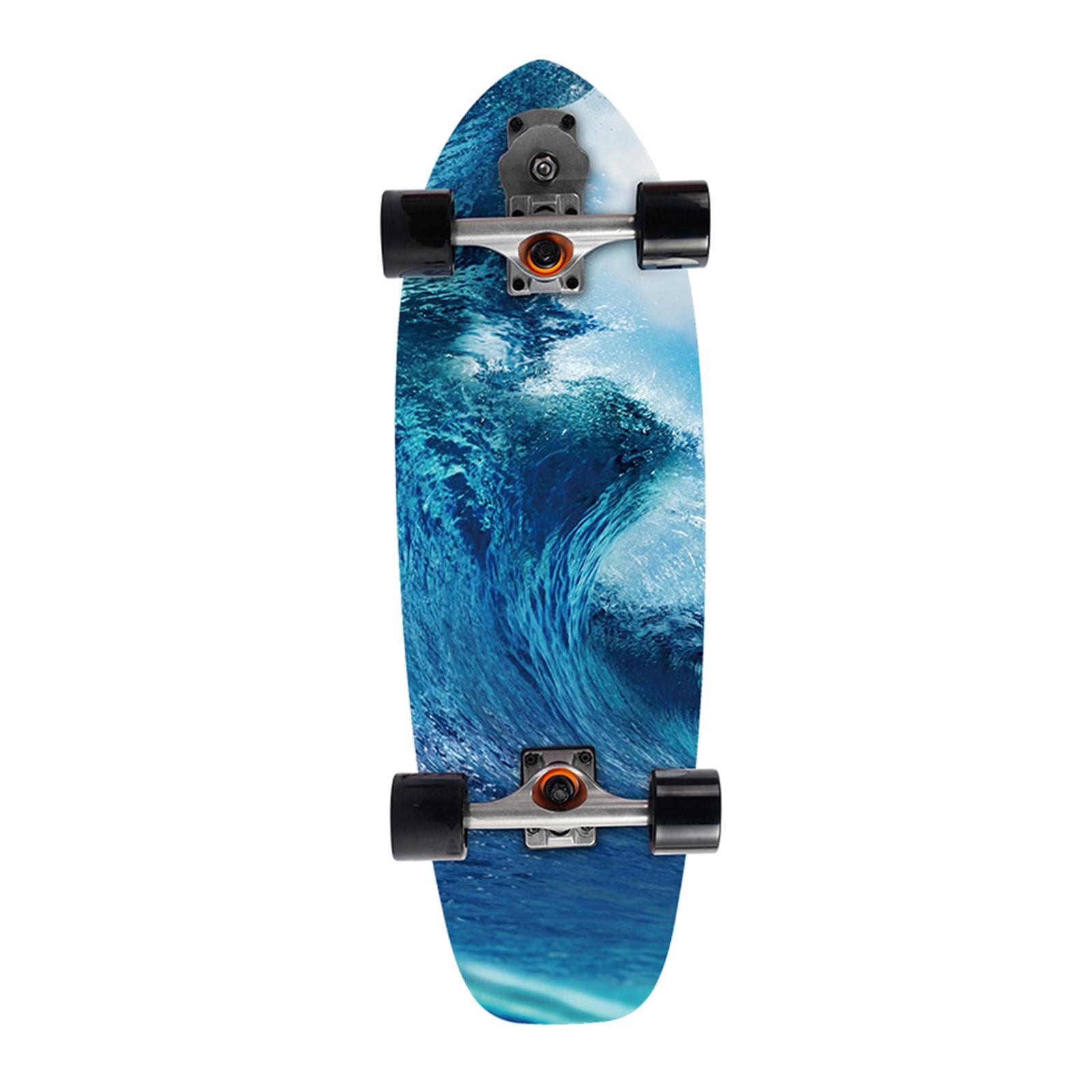 S SERENABLE Maple Deck Cruiser Planche à Roulettes Complète pour Enfants et Adultes Planche D'Entraînement D