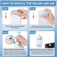 thumbnail image 3 of Mason Jar Sealing Vacuum Kit Mason Jar Sealer Compatible Foodsaver, 3 of 3