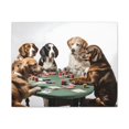 thumbnail image 1 of Dogs Playing Poker Funny Game Playing Card Canvas Wall Art for Home Decor Ready-to-Hang, 1 of 6