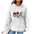 thumbnail image 1 of Birdeem Women Print Round-Neck Long Sleeve Loosen Single Sweatshirt Tops Pullover Blouse, 1 of 1