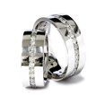 thumbnail image 2 of Ensemble de Bagues Alliance Éternité Assorties en Diamants 3 Ct, 2 of 2